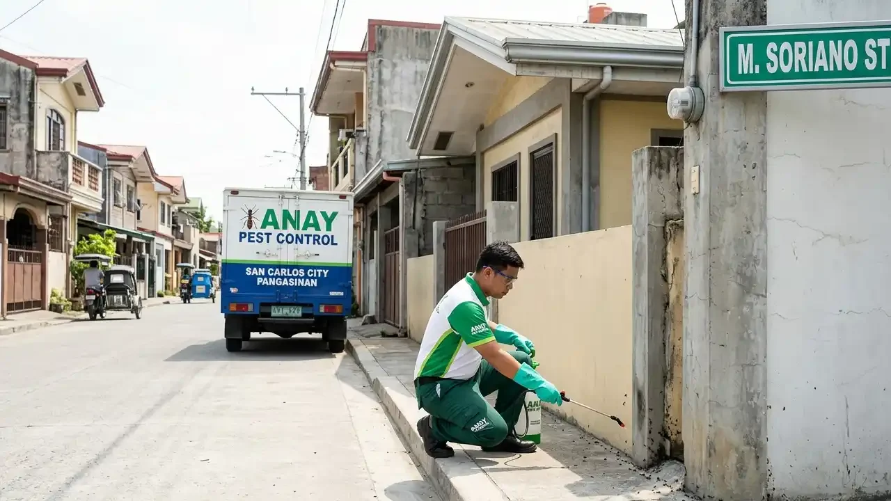 ant control in m soriano street spraying on the ant to terminate them